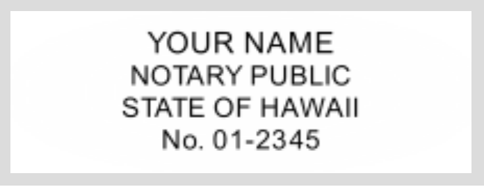 Hawaii | Pink Trodat | Self Inking | Notary Stamps | Notary Supplies ...